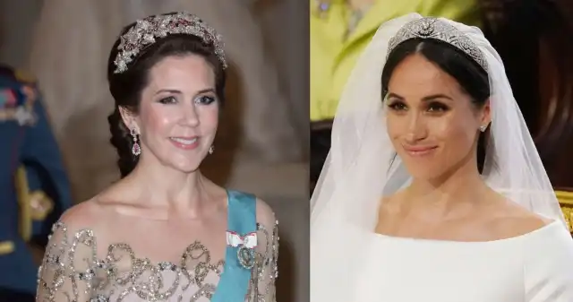 Obydwie, pochodzą, innych, krajów, rodziny, których, dołączyły, Księżna, Maria, Meghan, Markle, musiały, wiele, zmienić, swoim,  Szokujące podobieństwo między Meghan Markle a księżną Marią. O co chodzi?