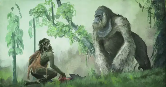 King Kong istniał naprawdę. Już wiemy, dlaczego 3-metrowa małpa wymarła Opowieść, King, Kongu, którą, 1933, roku, stworzył, Merian, Cooper, jest, zupełnie, wyssana, palca, Amerykański, twórca, poznał, King Kong istniał naprawdę. Już wiemy, dlaczego 3-metrowa małpa wymarła