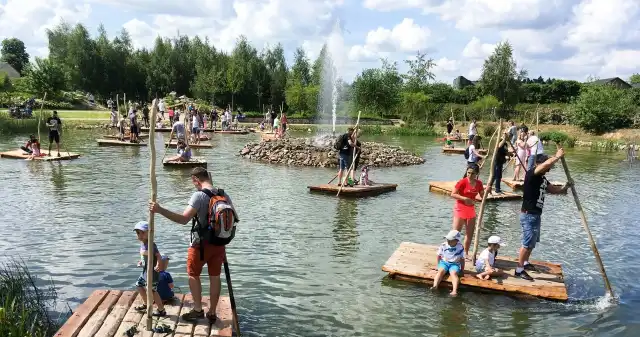 Kazimierz, Dolny, jedno, ulubionych, miejsc, wybieranych, weekendowe, wypady, temu, okolice, słynnej, miejscowości, wzbogaciły,  Polski Disneyland zachwyca. Baśniowy park urzeka od pierwszych sekund
