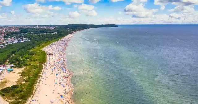  Miejsca na parawany starczy dla wszystkich. Największa i najszersza plaża nad Bałtykiem