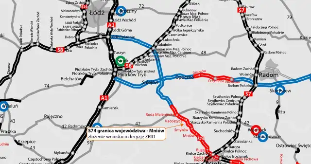 Kolejny krok ku budowie nowego odcinka drogi S74 został wykonany Generalna, Dyrekcja, Dróg, Krajowych, Autostrad, poinformowała, założeniu, wniosku, wojewody, świętokrzyskiego, zgodę, realizacj Kolejny krok ku budowie nowego odcinka drogi S74 został wykonany