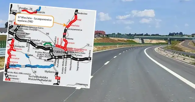 Tak jedzie się nowym odcinkiem drogi S7. Jest pierwsze nagranie Niedługo, pojedziemy, nowym, odcinkiem, drogi, ekspresowej, Miechów, Szczepanowice, wirtualnie, można, zrobić, teraz, GDDKiA, ud Tak jedzie się nowym odcinkiem drogi S7. Jest pierwsze nagranie