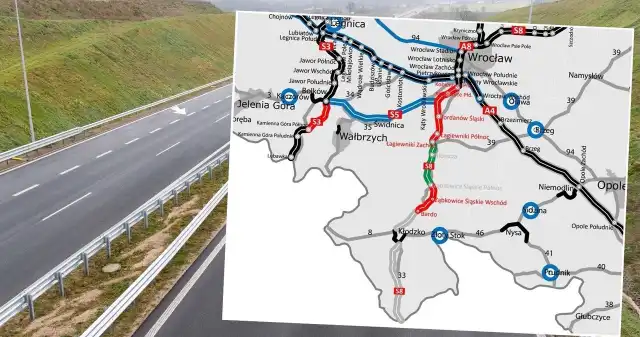Droga S8 będzie najdłuższa w Polsce. Trasa wydłuża się na południe Generalna, Dyrekcja, Dróg, Krajowych, Autostrad, poinformowała, wyborze, wykonawcy, odcinka, Łagiewniki, Zachód, Niemcza, przysz Droga S8 będzie najdłuższa w Polsce. Trasa wydłuża się na południe