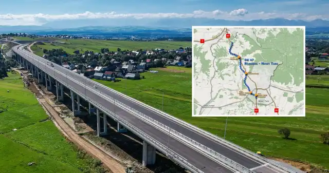 Kierowcy czekali na to wiele lat. Od dziś szybszy dojazd w Tatry Zgodnie, niedawnymi, zapowiedziami, piątek, GDDKiA, oficjalnie, otworzyła, malowniczy, 16kilometrowy, odcinek, dwupasmowej, Zako Kierowcy czekali na to wiele lat. Od dziś szybszy dojazd w Tatry