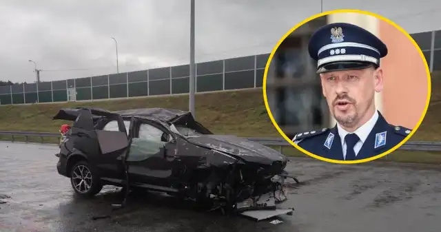 Dachowanie BMW z komendantem głównym policji. Ważny krok prokuratury Prokuratura, Okręgowa, Gliwicach, przejęła, postępowanie, sobotniego, dachowania, który, podróżował, komendant, główny, policji, Dachowanie BMW z komendantem głównym policji. Ważny krok prokuratury