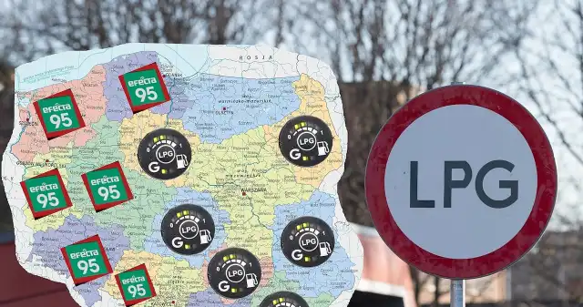 Im bliżej Niemiec, tym mniej aut na LPG. Polski A i B widać na mapie Polsce, zarejestrowanych, jest, ponad, miliona, samochodów, instalacją, gazową, Średni, wiek, tych, pojazdów, porównaniu, kosztó Im bliżej Niemiec, tym mniej aut na LPG. Polski A i B widać na mapie