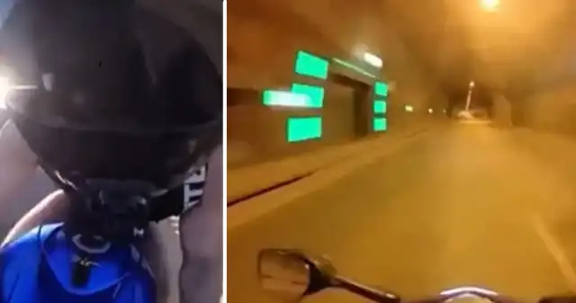 Prawie 300 km/h na liczniku, a nagranie w sieci. Co na to policja? Przejeżdżał, między, samochodami, jechał, jednym, kole, pewnym, momencie, pędził, prędkością, blisko, Sprawą, zajmuje, policja Prawie 300 km/h na liczniku, a nagranie w sieci. Co na to policja?