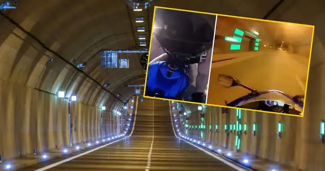 Na jednym kole i 299 km/h. Nowe fakty ws. szaleńczej jazdy motocyklem Motocyklista, który, krótkich, spodenkach, pędził, ścigaczem, tunelem, Martwą, Wisłą, Gdańsku, prędkością, bliską, swoją, szaleń Na jednym kole i 299 km/h. Nowe fakty ws. szaleńczej jazdy motocyklem