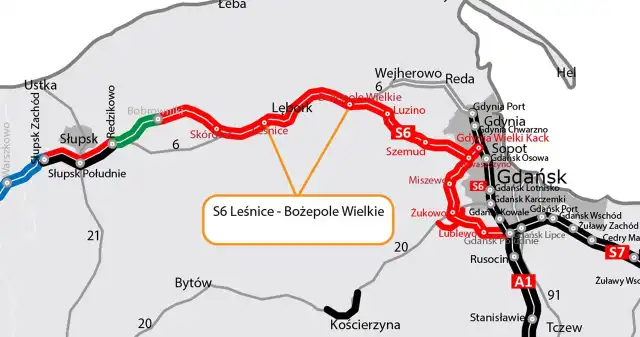 Droga ekspresowa S6 gotowa w 70 proc. Wkrótce szybszy dojazd do Trójmiasta Gdański, oddział, GDDKiA, pochwalił, postępami, prac, budowie, najdłuższego, odcinka, trasy, województwie, pomorskim, między, Le Droga ekspresowa S6 gotowa w 70 proc. Wkrótce szybszy dojazd do Trójmiasta