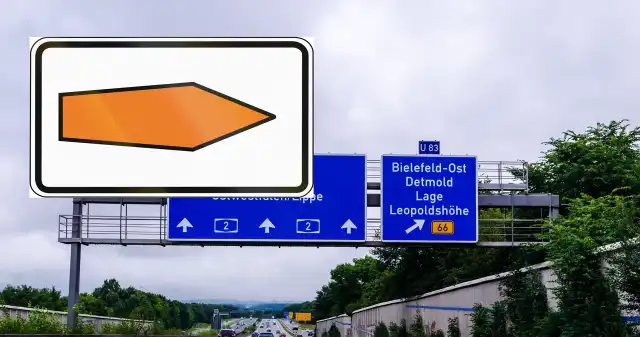  Uwaga na znak z pomarańczową strzałką. Potrafi zaskoczyć kierowców