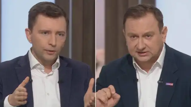 Spięcie polityków w studiu. To jest strzelenie w twarz prezydentowi Dudzie Spięcie polityków w studiu. To jest strzelenie w twarz prezydentowi Dudzie