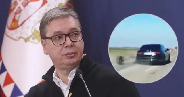  Samochód z prezydentem Serbii zagrożony. Nagle podczas jazdy odpadło koło
