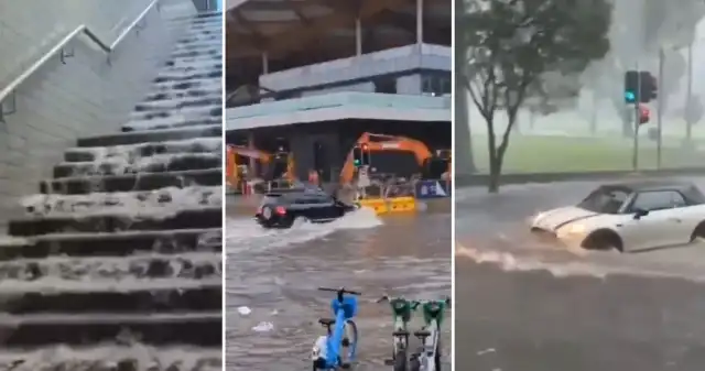  Burze i ulewy przetoczyły się przez Australię. W Sydney ulice zamieniły się w wezbrane rzeki