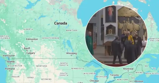  Ruszył z nożem na duchownego w polonijnym kościele. Chwile grozy podczas mszy za oceanem