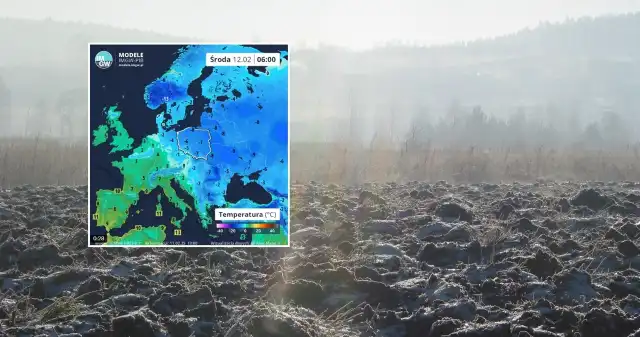  Zima trzyma się mocno. Rano było prawie -10 stopni. Miejscami mróz utrzyma się też w ciągu dnia